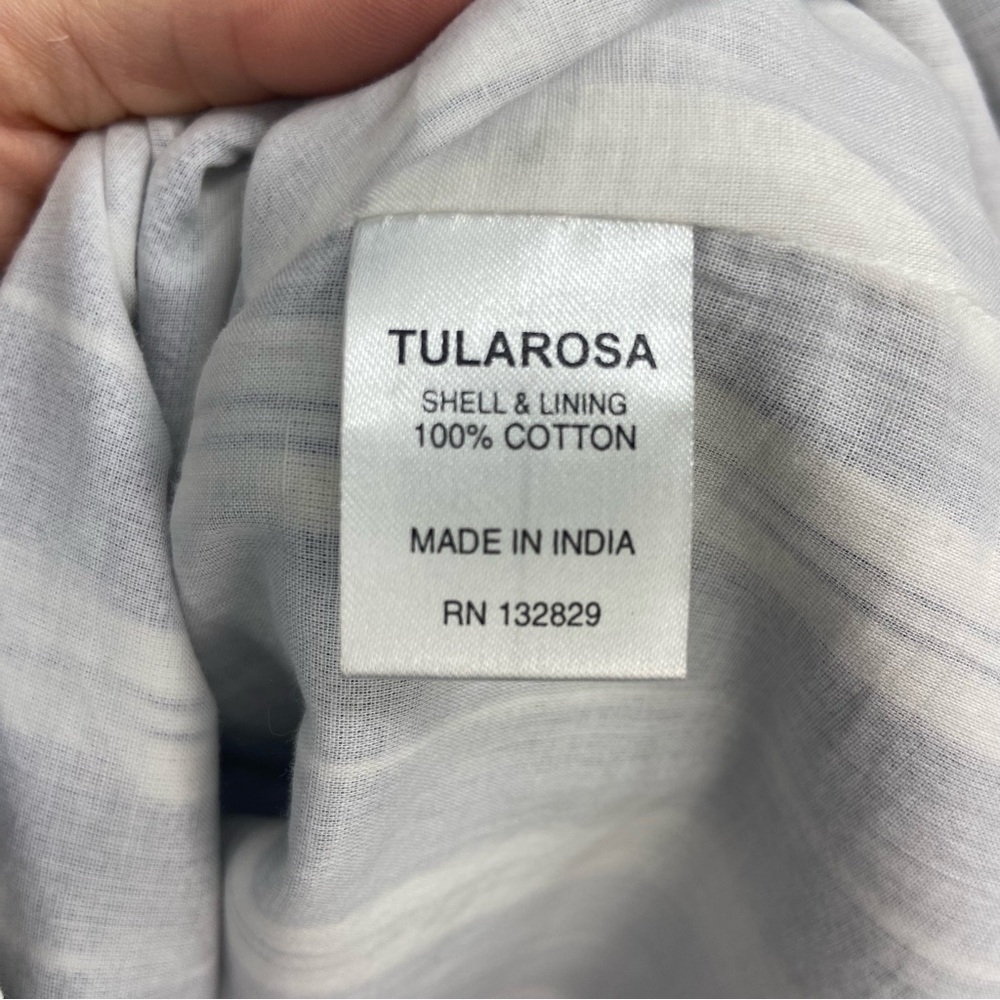 Tularosa x Revolve Warren Striped Tunic Mini Dress Blue White Sz Small - Picture 6 of 8